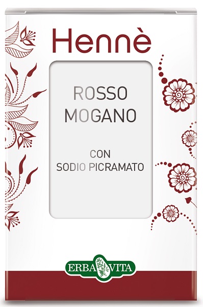 HENNE COLORANTE CAPELLI ROSSO MOGANO 100 G - pharmaluna