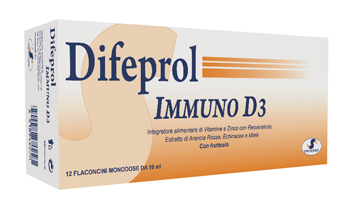DIFEPROL IMMUNO D3 12 FLACONCINI DA 10 ML - pharmaluna