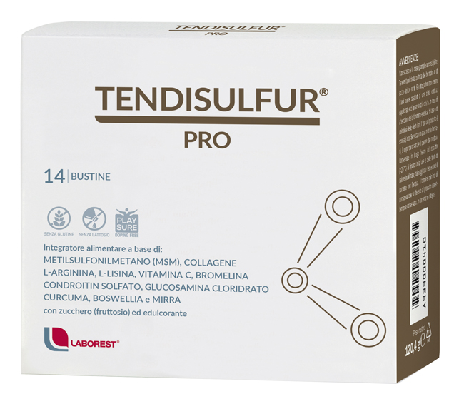 TENDISULFUR PRO 14 BUSTINE DA 8,6G - pharmaluna