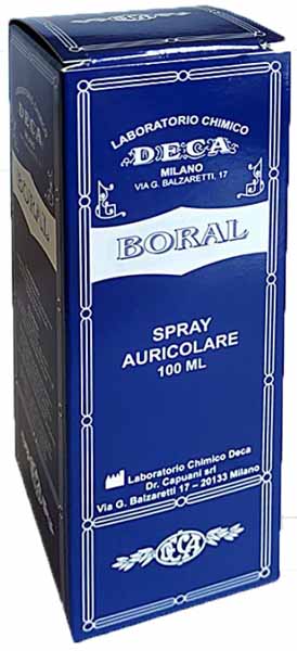 BORAL SPRAY AURICOLARE 100 ML - pharmaluna