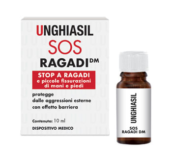 UNGHIASIL SOS RAGADI FLACONE 10 ML CON PENNELLINO E 9 CEROTTI COPRIVERRUCA - pharmaluna