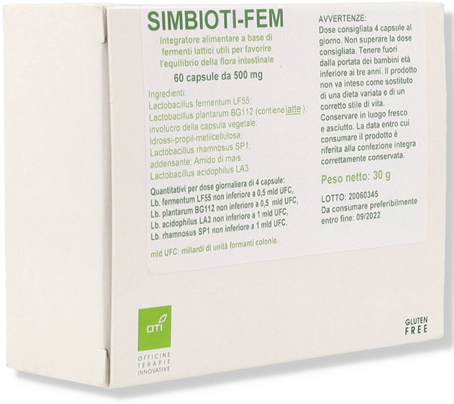 SIMBIOTI FEM 60 CAPSULE - pharmaluna