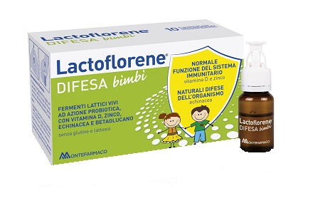 LACTOFLORENE DIFESA BAMBINI 10 FLACONI 100 ML - pharmaluna