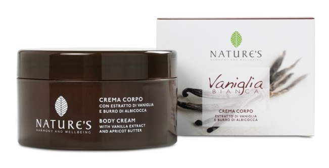 NATURES VANIGLIA BIANCA CREMA CORPO 100 ML - pharmaluna