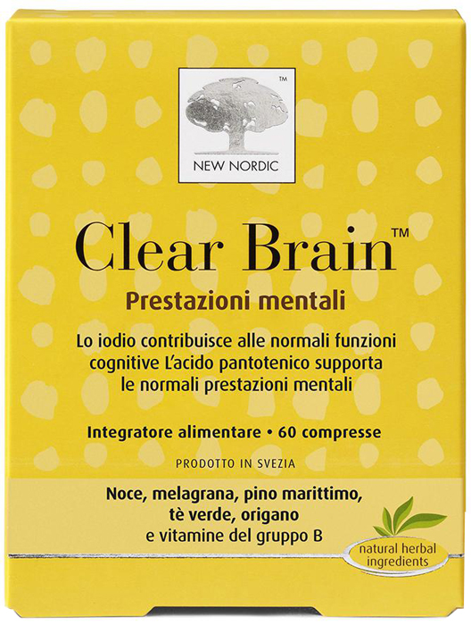 CLEAR BRAIN 60 COMPRESSE - pharmaluna