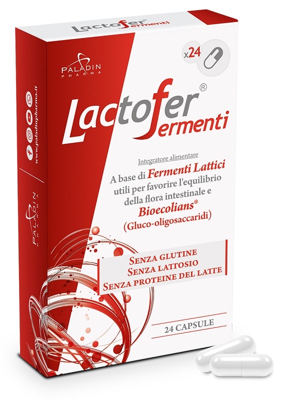 LACTOFER FERMENTI 24 CAPSULE - pharmaluna