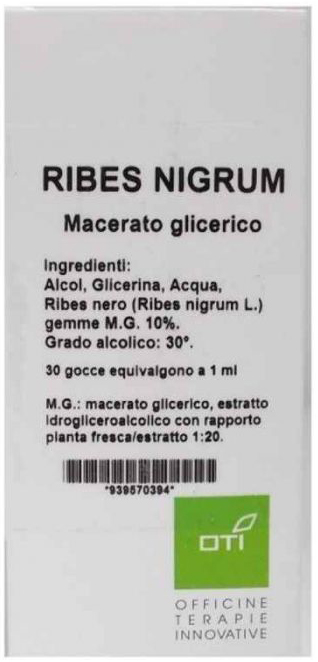 RIBES NIGRUM MACERATO GLICERICO 10% GOCCE 100ML - pharmaluna