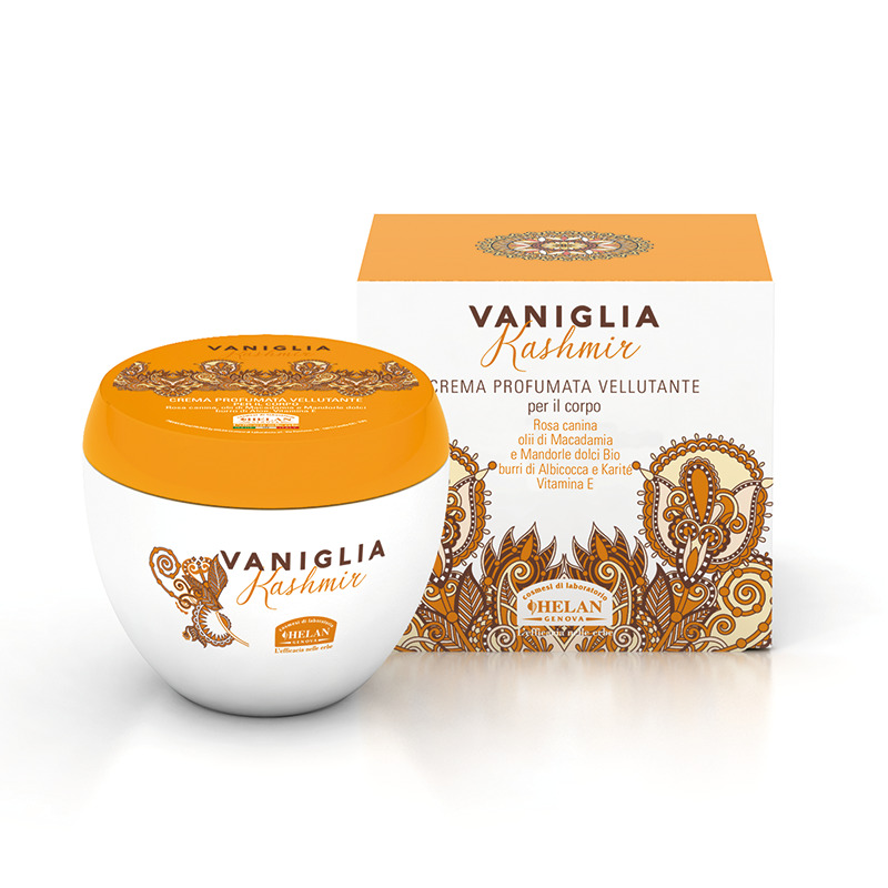 VANIGLIA KASHMIR CREMA PROFUMATA VELLUTANTE PER IL CORPO 200 ML - pharmaluna