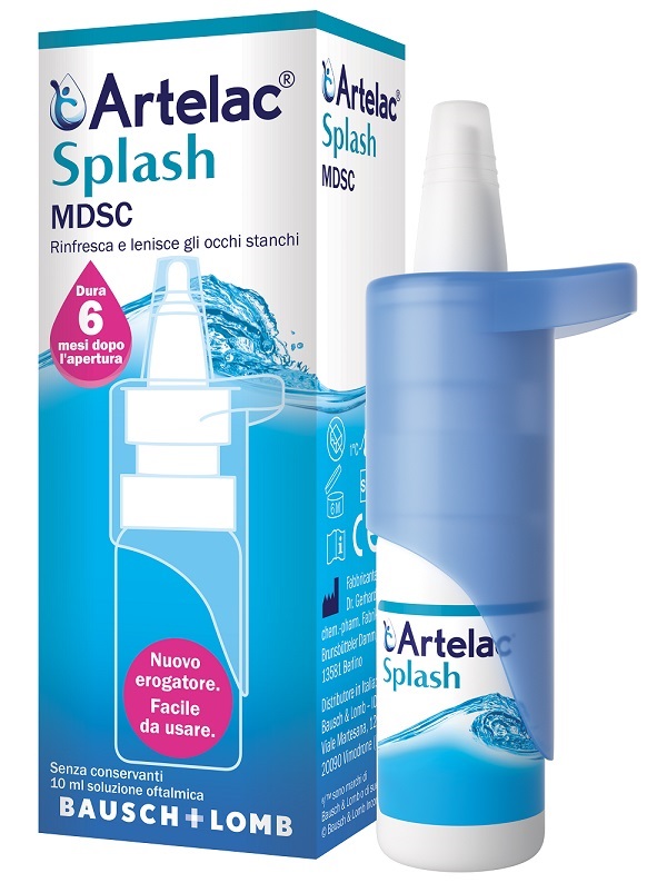 ARTELAC SPLASH GOCCE OCULARI 10 FLACONCINI MONODOSE 0,5 ML - pharmaluna