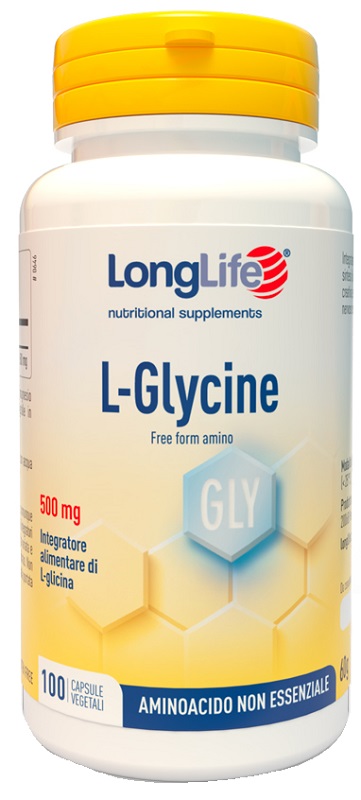 LONGLIFE L-GLYCINE 500 MG 100 CAPSULE VEGETALI - pharmaluna