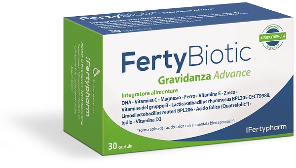 FERTYBIOTIC GRAVIDANZA ADVANCE 30 CAPSULE DA 1,15 G - pharmaluna
