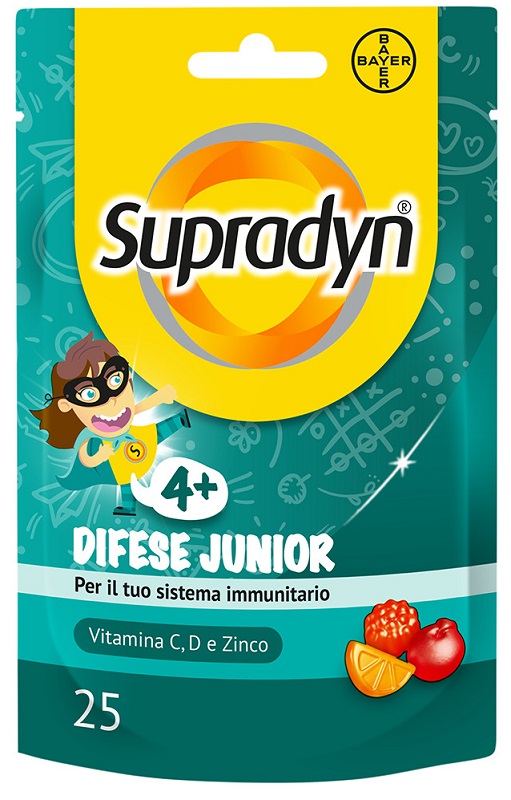 SUPRADYN DIFESE JUNIOR 25 CARAMELLE GOMMOSE - pharmaluna
