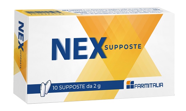 NEX SUPPOSTE 10 PEZZI DA 2 G - pharmaluna