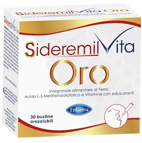 SIDEREMIL VITA ORO 30 BUSTINE - pharmaluna