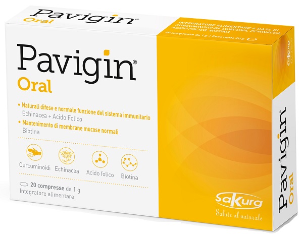 PAVIGIN ORAL 20 COMPRESSE - pharmaluna