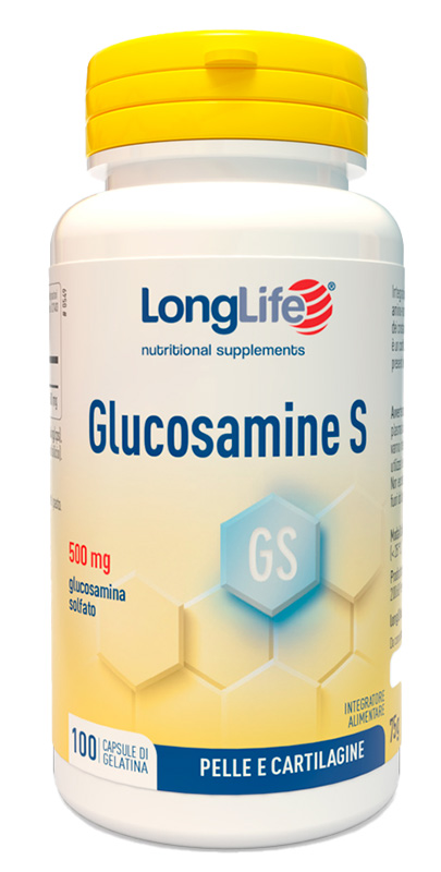 LONGLIFE GLUCOSAMINE S 100 CAPSULE DI GELATINA - pharmaluna