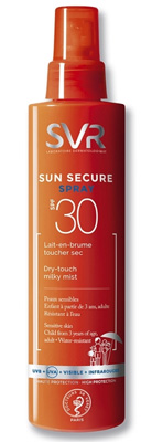 SVR SUN SECURE SPRAY SPF 30 200 ML - pharmaluna