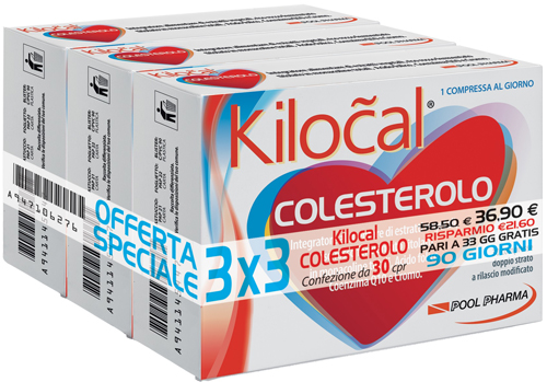 KILOCAL COLESTEROLO 30 COMPRESSE - pharmaluna