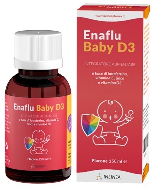 ENAFLU BABY D3 SOLUZIONE ORALE 150 ML - pharmaluna