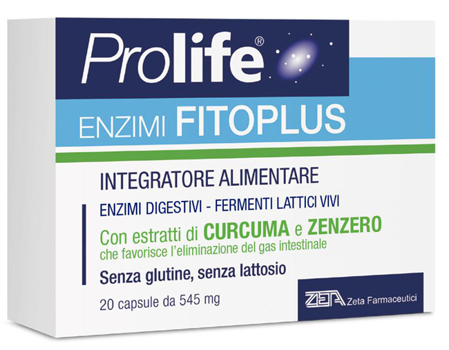 PROLIFE ENZIMI FITOPLUS 20 CAPSULE - pharmaluna