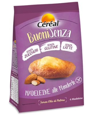 CEREAL BUONISENZA MADELEINE ALLE MANDORLE 180 G - pharmaluna
