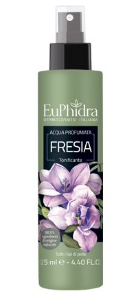 EUPHIDRA ACQUA PROFUMATA FRESIA IN FLACONE CON ETICHETTA POMPA SPRAY - pharmaluna