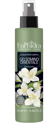 EUPHIDRA ACQUA PROFUMATA GELSOMINO IN FLACONE CON ETICHETTA POMPA SPRAY - pharmaluna