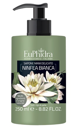 EUPHIDRA SAPONE LIQUIDO MANI NINFEA IN FLACONE CON ETICHETTA DISPENSER - pharmaluna