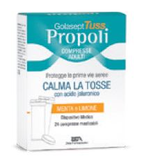 GOLASEPT TUSS PROPOLI CPR TOSSE DISPOSITIVO MEDICO COMPRESSE MASTICABILI ALLA PROPOLI IN ASTUCCIO - pharmaluna