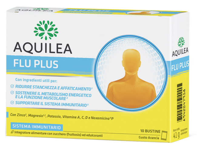 AQUILEA FLU PLUS 10 BUSTINE - pharmaluna