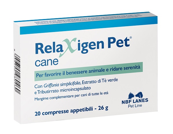 RELAXIGEN PET CANE BLISTER 20 COMPRESSE APPETIBILI - pharmaluna