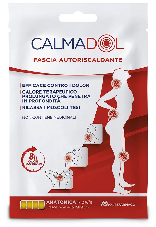 CALMADOL FASCIA AUTORISCALDANTE LOMBARE 1 PEZZO - pharmaluna