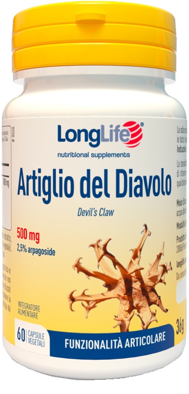 LONGLIFE ARTIGLIO DEL DIAVOLO 2% 60 CAPSULE - pharmaluna