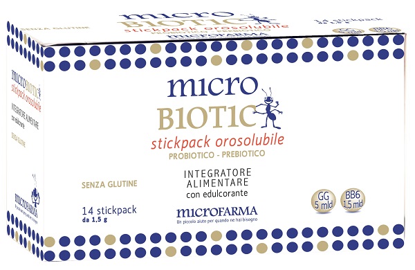MICROBIOTIC STICK PACK 14 BUSTINE - pharmaluna