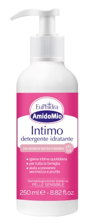 EUPHIDRA AMIDOMIO INTIMO DETERGENTE IDRATANTE 250 ML - pharmaluna
