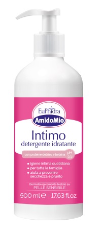 EUPHIDRA AMIDOMIO INTIMO DETERGENTE IDRATANTE 500 ML - pharmaluna
