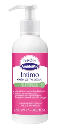 EUPHIDRA AMIDOMIO INTIMO DETERGENTE ATTIVO 250 ML - pharmaluna