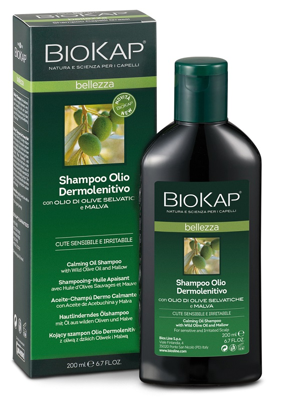 BIOKAP SHAMPOO OLIO DERMOLENITIVO 200 ML - pharmaluna