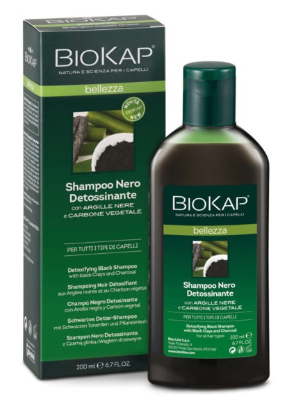 BIOKAP SHAMPOO NERO DETOSSINANTE 200 ML - pharmaluna