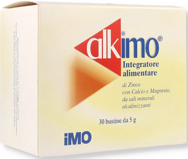 ALKIMO INTEGRATORE ZINCO CALCIO/MAGNESIO 30 BUSTINE - pharmaluna