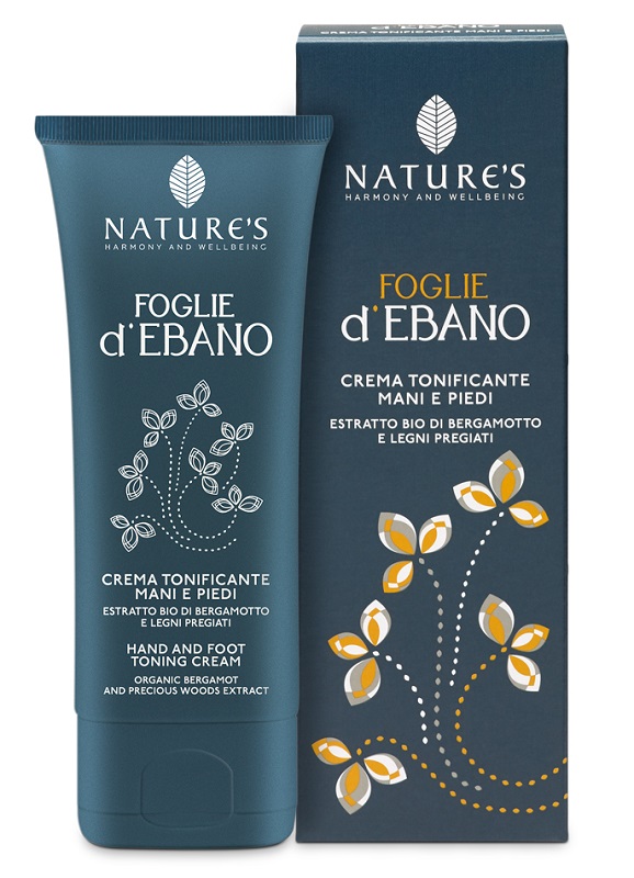 NATURE'S FOGLIE D'EBANO CREMA TONIFICANTE MANI E PIEDI 75 ML - pharmaluna