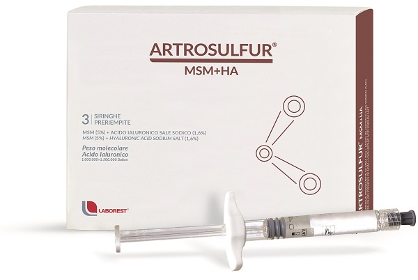 ARTROSULFUR MSM+HA 3 SIRINGHE PRERIEMPITE - pharmaluna