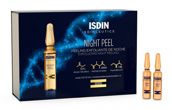 ISDINCEUTICS NIGHT PEEL 10 FIALE 2 ML - pharmaluna