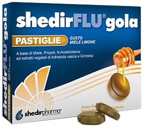 SHEDIRFLU GOLA MIELE/LIMONE 24 PASTIGLIE - pharmaluna
