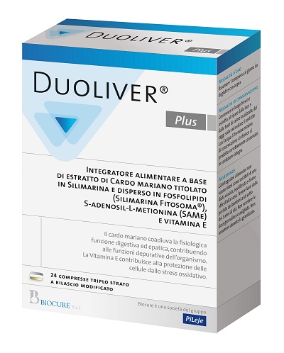 DUOLIVER PLUS 24 COMPRESSE - pharmaluna