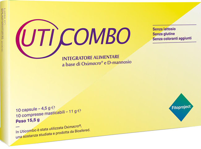 UTICOMBO 10 CAPSULE + 10 COMPRESSE MASTICABILI - pharmaluna