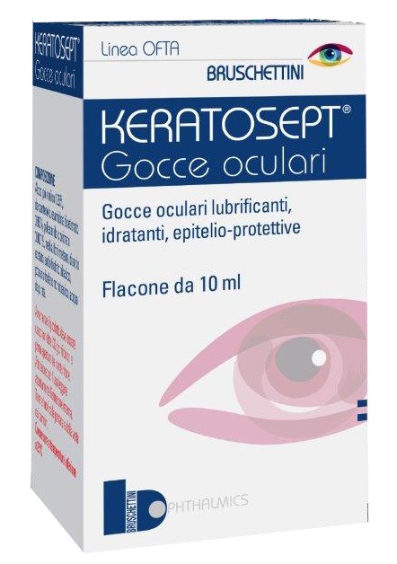 GOCCE OCULARI KERATOSEPT 10 ML - pharmaluna