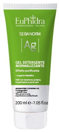 EUPHIDRA SEBANORM AG GEL DETERGENTE 200 ML - pharmaluna