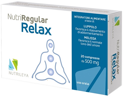 NUTRIREGULAR RELAX 20 COMPRESSE - pharmaluna