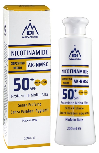 NICOTINAMIDE AK-NMSC 50+SPF PROTEZIONE MOLTO ALTA 200 ML - pharmaluna